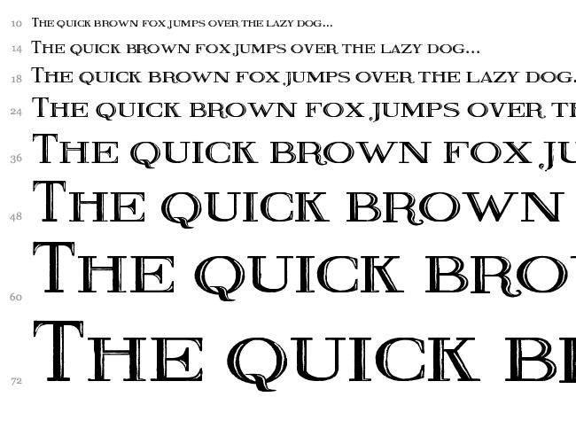 Fine Blackboard font waterfall